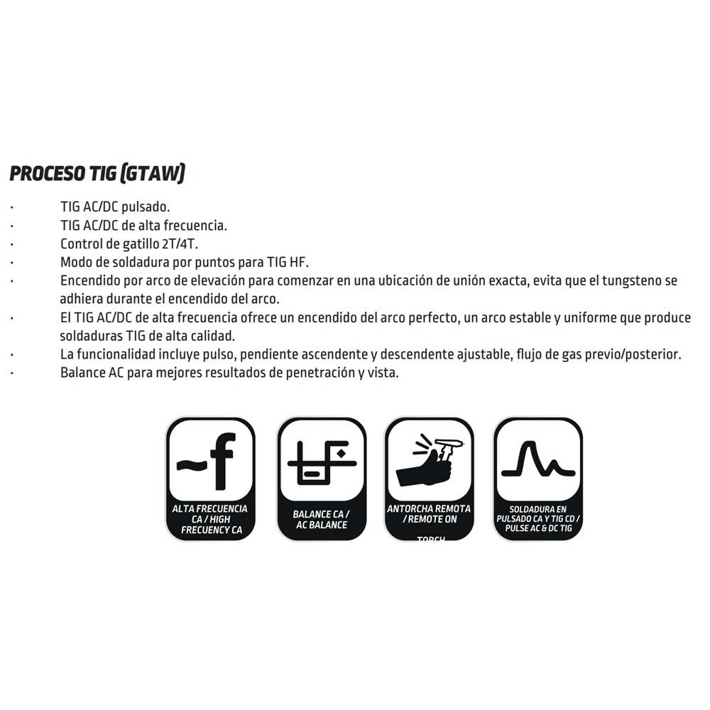 Mega Force 257MP – Soldadora multiproceso AC/DC 250 A