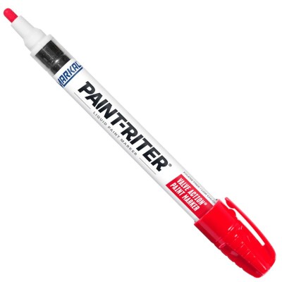 Markal | Marcador permanente color rojo