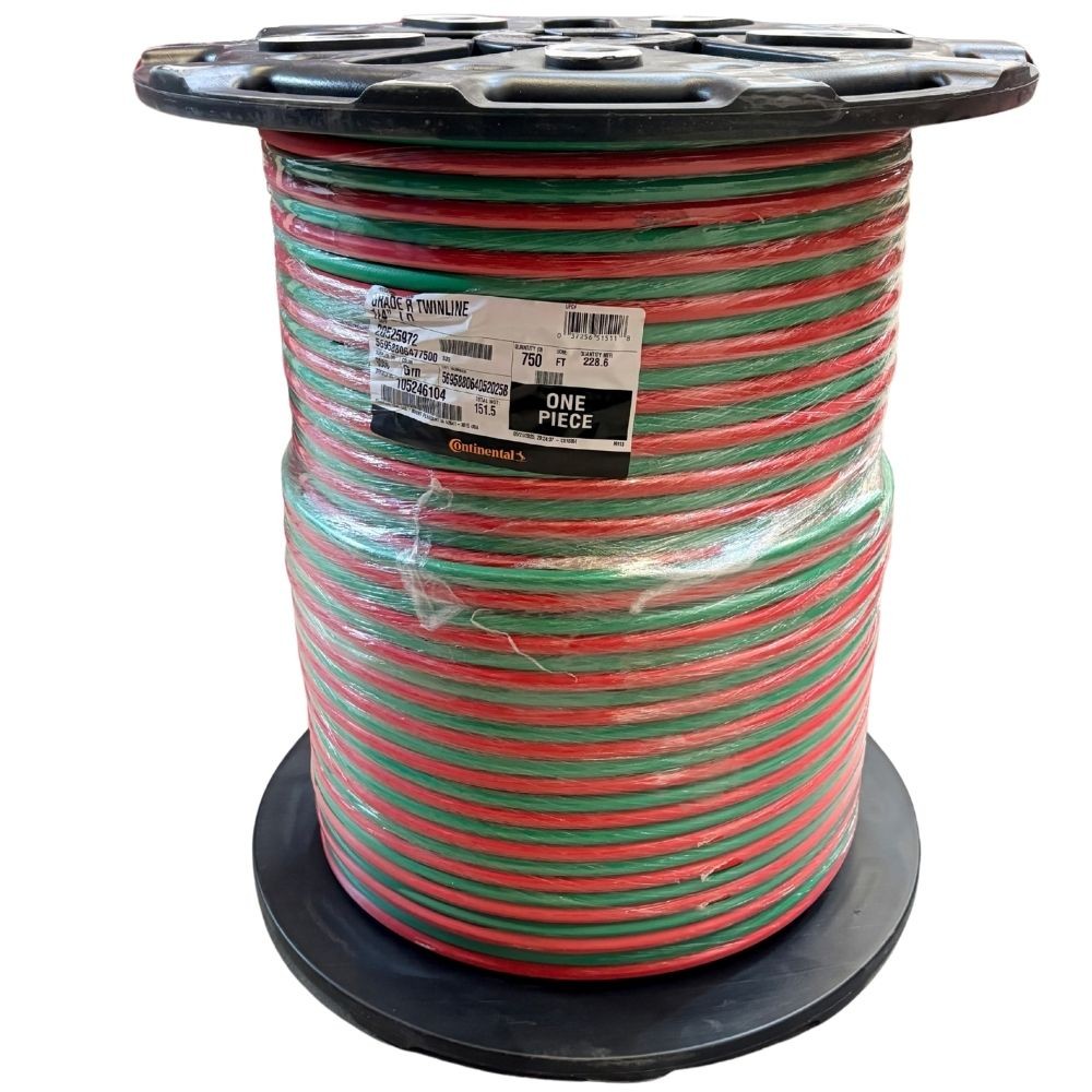 Manguera -  1/4" duplex oxígeno-acetileno Continental  #20525972