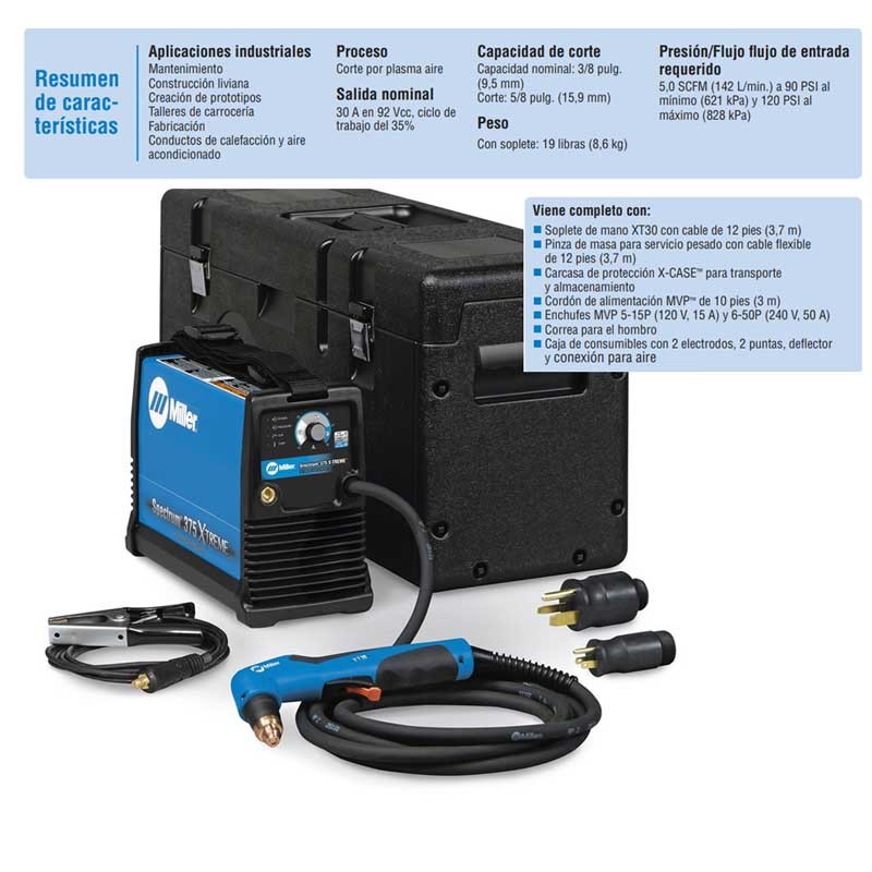 Cortadora Plasma Miller Spectrum 375 X-treme