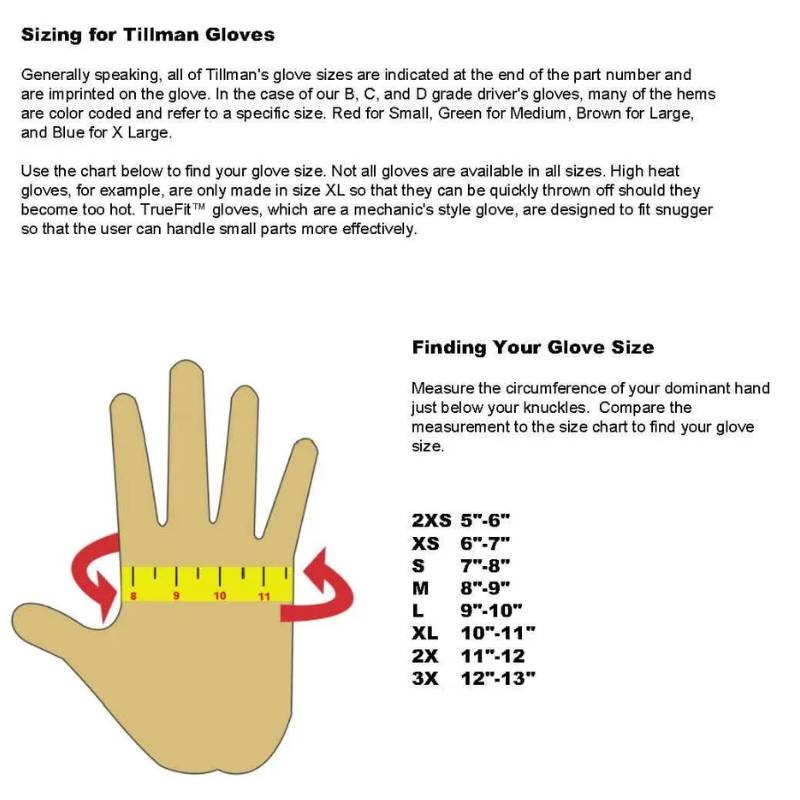 Guante de carnaza prmium Tillman 105018 18″
